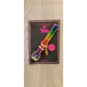 Betsey Johnson xox Trolls Rainbow Pet Collar (Rainbow)